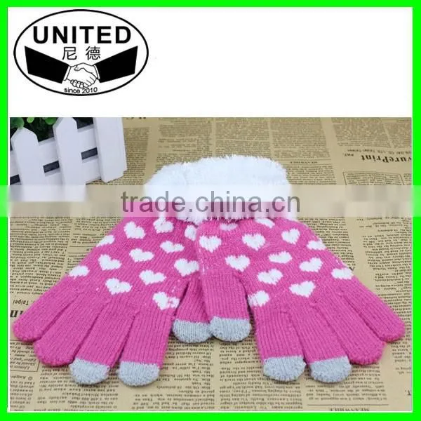 Ladies Cotton Smartphone Gloves for Winter photo-2