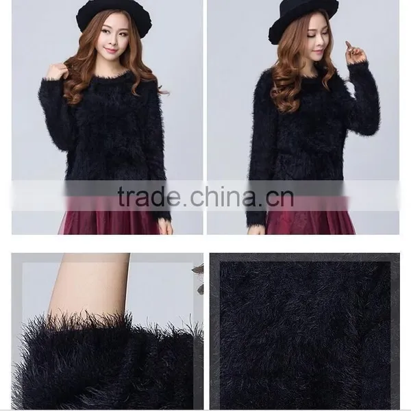 Soft 100% Colored Nylon Feather Yarn 1-60nm for Knitting Sweater photo-4