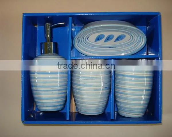 Ceramic Bathroom Set Hand Painting photo-2