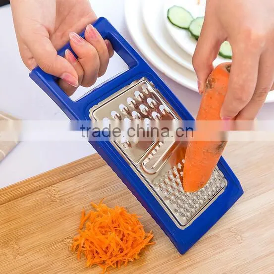 Factory Direct Sale Cheap Plastic Rotary Cheese Grater Manual Vegetable Shredder Potato Grater Spiral Slicer photo-2