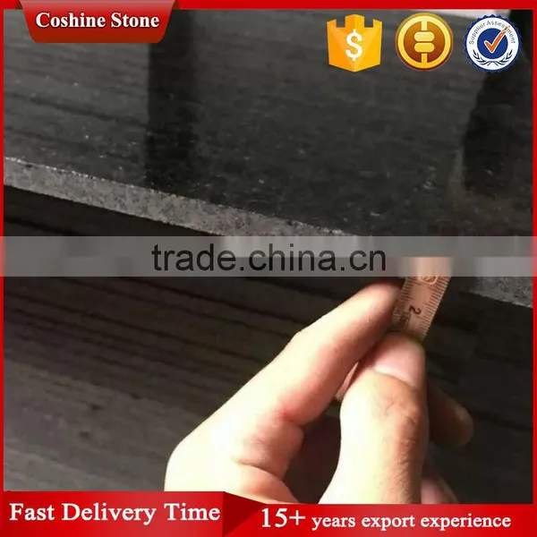 Polished & Flamed Black Basalt Stone G684 Granite photo-3
