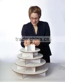 Retail Shop 5 Tiers Cardboard Stand Cake Display photo-5