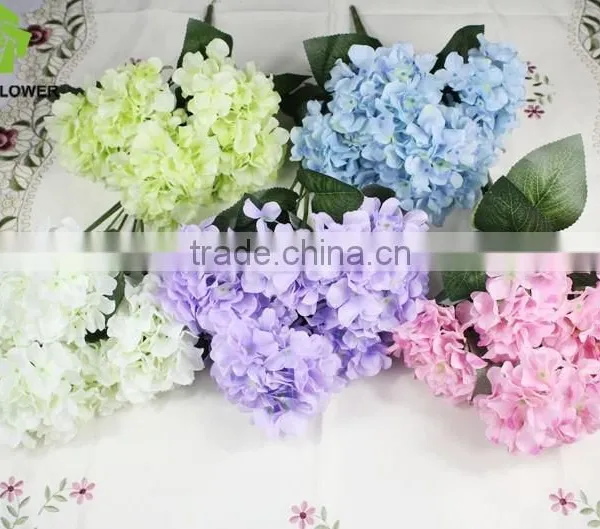 High Quality Silk Hydrangea Artificial Hydrangea Bouquet Decorative Landscaping Hydrangea Bouquet Export Only photo-3