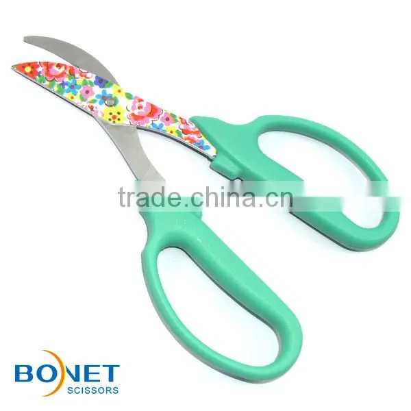 SGA0014 6-3/4" New Design Curve Blades Gardening Scissors photo-4