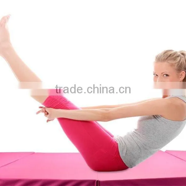Pink Portable Cartwheel Exercise Tumbling Mat photo-5