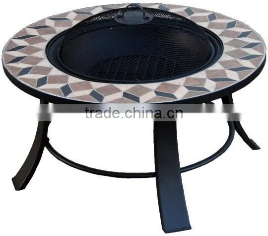 30 Inch Square Slatetable Fire Pit photo-4