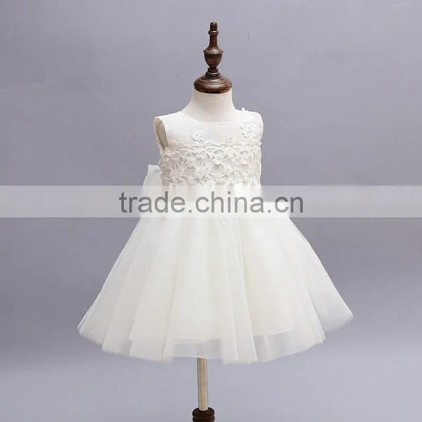 Baby Girl Pageant Wedding Dresses Infant Princess Little Girls 1 Year Birthday Party Dress Newborn Christening Dresses For Girls photo-2
