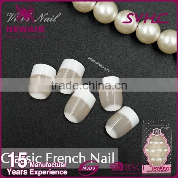 French Acrylic Artificial False Nail Tips Color Fake Nail Art Tips photo-3