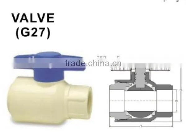 ASTM D2846 CPVC COMPACT BALL VALVE photo-4