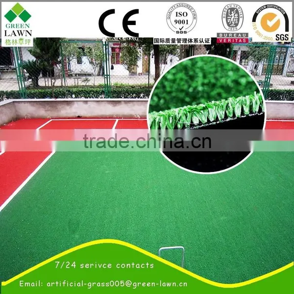Artificial Turf Plastic Grass Lawn Mat for Tennis Basketball Court photo-5