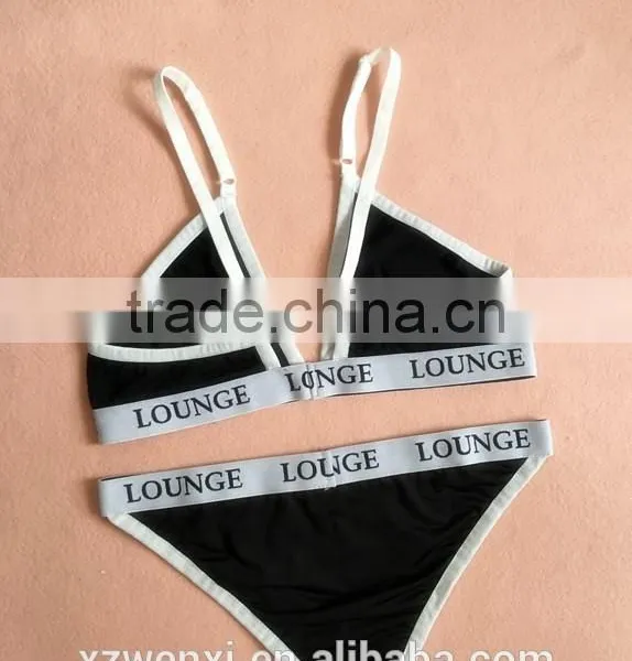 2016 Latest New Design Sexy Fashion Hot Sale the Letter Bikini Women Swimwear photo-2