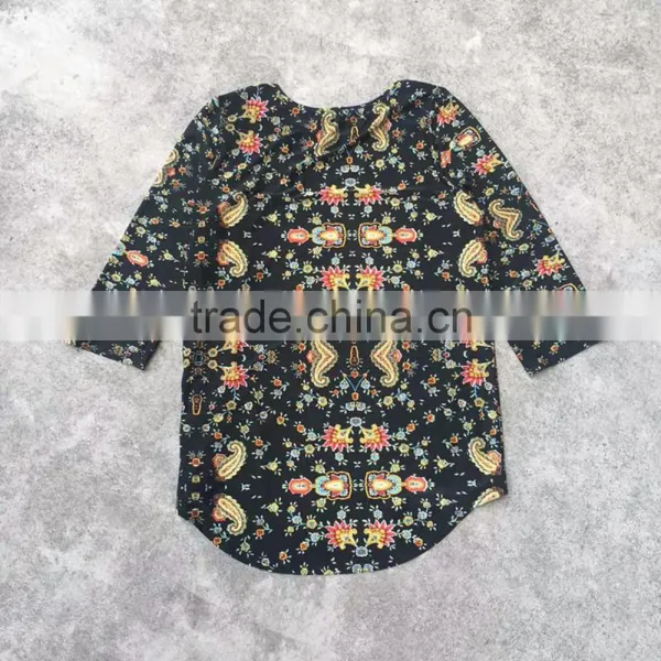Women Latest Design Full Print T-shirts Stock Apparel photo-6