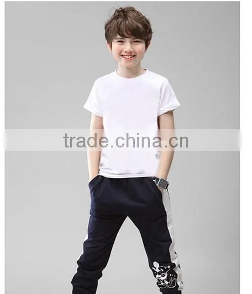 Top Quality Tshirt & Custom Summer Boy's And Girl's T Shirt& Wholesale Kids Short Sleeve Blank Custom T Shirt photo-4