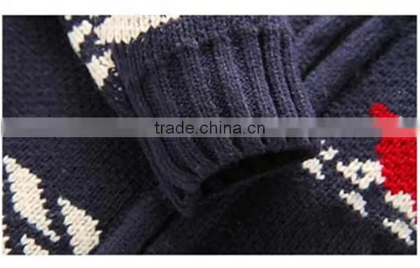 Boys Warm Fleece Lined Thick Knitted Sweater Cardigan photo-3