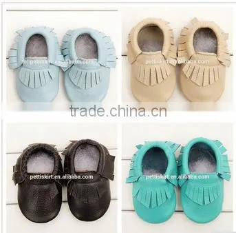 Wholesale Toddlers Shoes Multi Color Soft Leather Baby Shoes