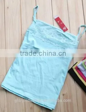 Women Lace Spaghetti Strap Tank Top Tshirt photo-6
