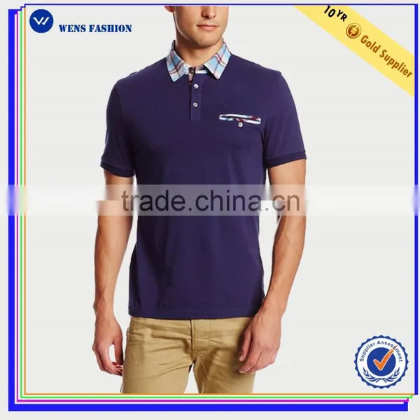 Custom The Best Quality Fit Mens Short Sleeve Polo T Shirt Blank photo-3