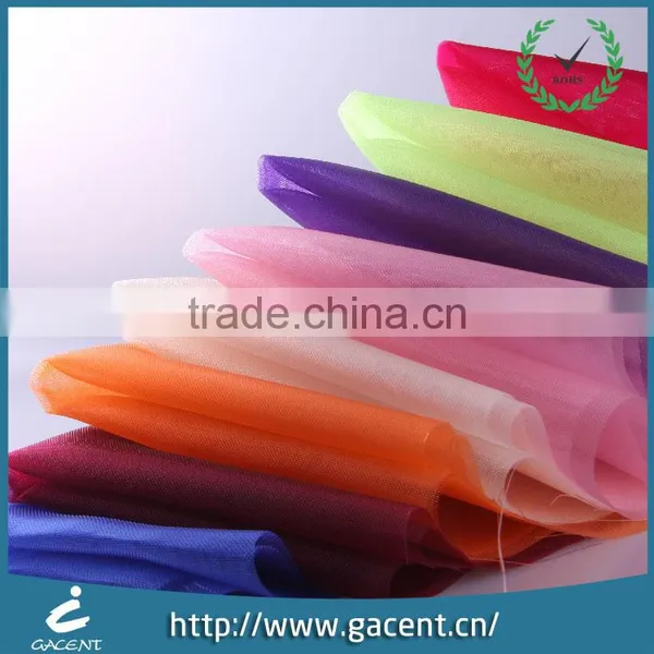 Rigid Customized Color Nylon Wedding Dress Mesh Fabric photo-6