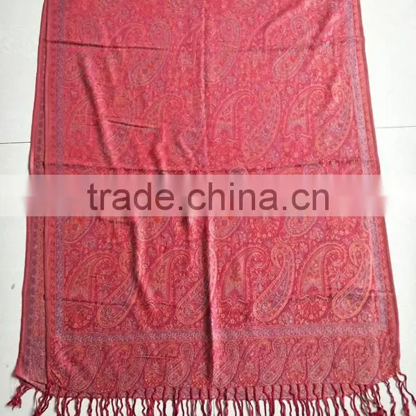 New Design Winter Women's Pashmina Stole Scarves Long Printed Shawls photo-6