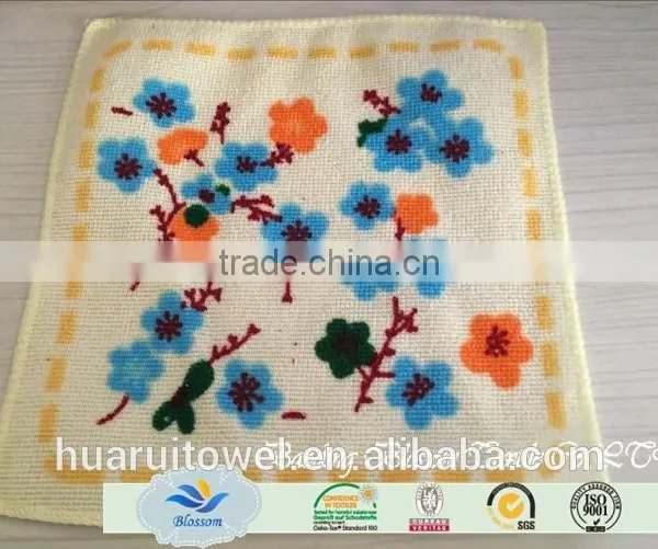 China Suppliers Hot Sale Full Printed Quick-dry Warp Knitting Microfiber Hand Towels photo-2