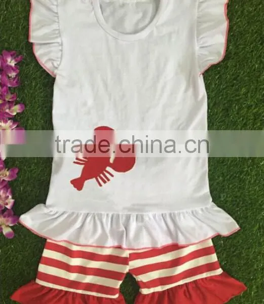 Unique Baby Names Image Boutique Clothes Summer Boys' T-shirt and Girls ' Tops Children Clothing Set photo-2