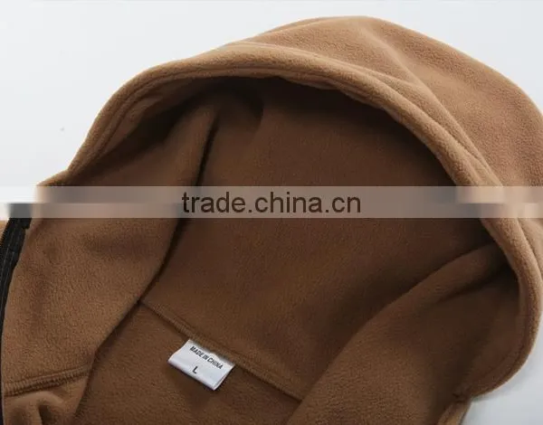 Outdoor Green Sports Coat Men Fleece Jacket Winter Warm Man Jacket Made in China photo-3