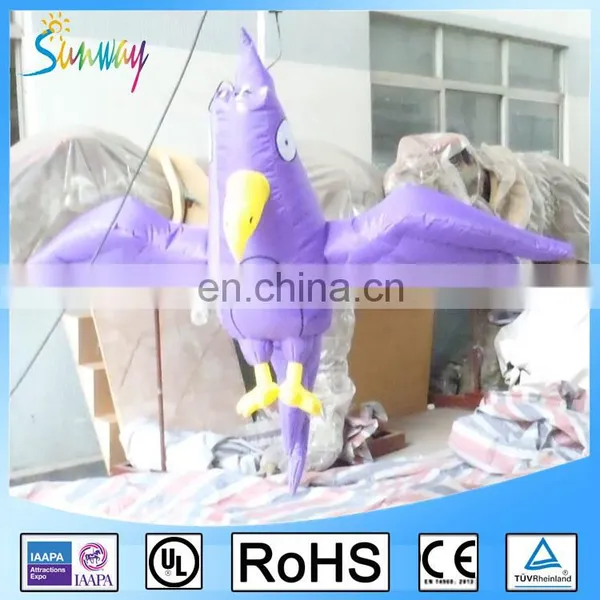 Customized Giant Hanging Purple Inflatable Parrot Bird For Advertising Or Decoration photo-6