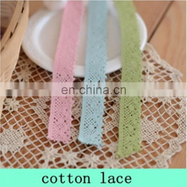 Custom 1 2 3 4 5 6 CM Cotton Eyelet Lace Trim French Lace Trimming Cotton Crochet Lace Trim photo-5