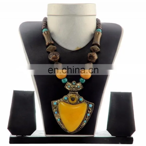 Vinatge Costume Jewelary -Pearl Neckalce -Colorful Fastion Necklace photo-6