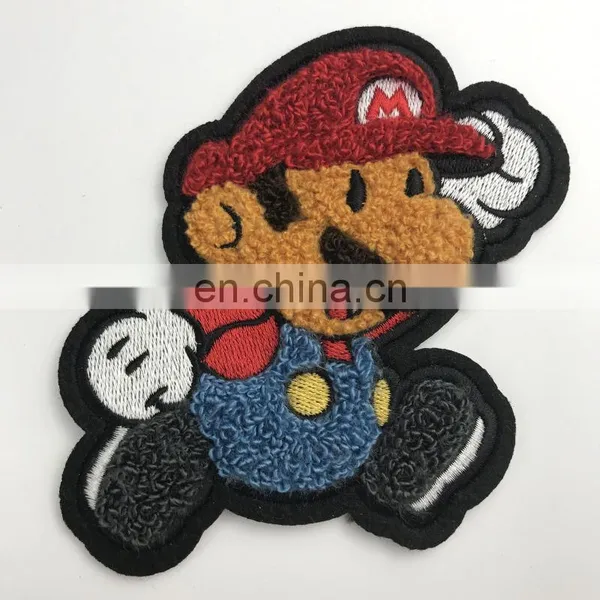 Factory OEM Decorative Embroidery Letter Chenille Patches photo-5