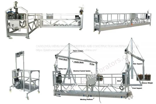 Hoist Lifting Aluminum Suspended Platform photo-2