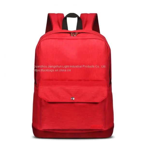New Models Brief Pure Color Kids 20L Preppy Canvas School Bag for Teenagers photo-2