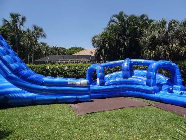 Inflatable Slip and Slide Inflatable Water Slide Axs-08 photo-2
