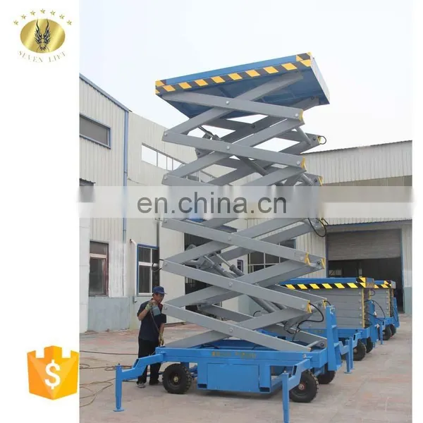 7LSJY Shandong SevenLift Mobile Scissor Hydraulic Aerial Man Lifter Ladder Platform photo-2