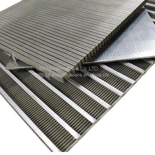 Custom Wedge Wire Screen Filter Panel for Wastewater Treatment, Coal Mining