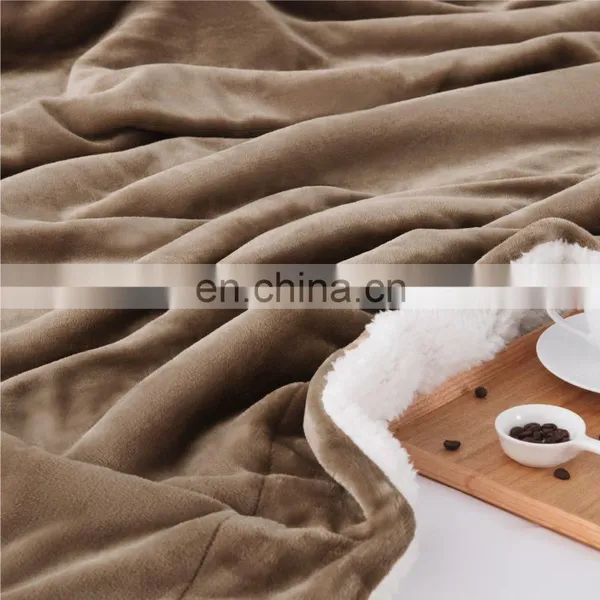 Sublimation Soft Custom Flannel Fur Sherpa Blanket For Winter photo-2