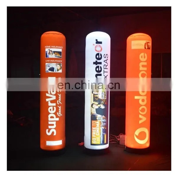 Wholesale 2.5mH Ivory Inflatable Led Tube Attractive Party Decoration photo-3