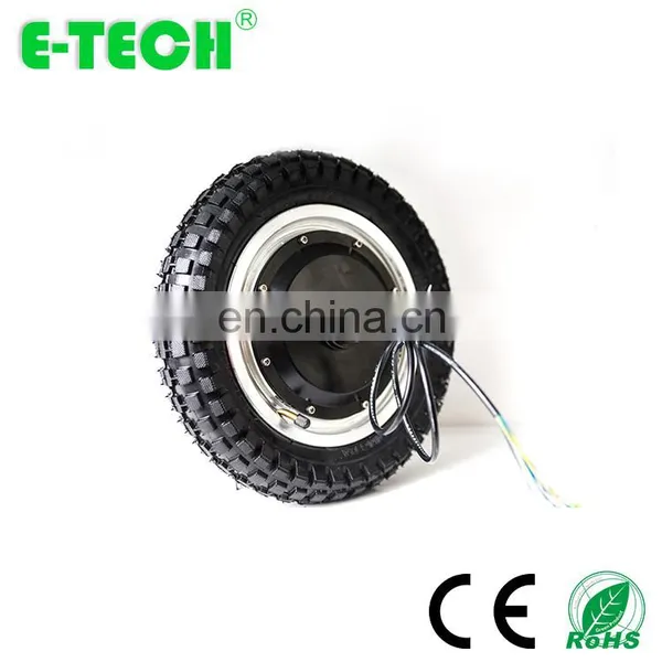 12 Inch Brushless Gearless DIY Electric Wheel Hub Motor photo-3