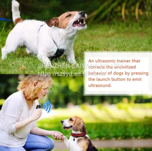 LED Ultrasonic Pet Dog Repeller Anti Barking Portable Pet Training Device Aids for Dogs 5M Effective Pet Supplies No Batteries photo-5