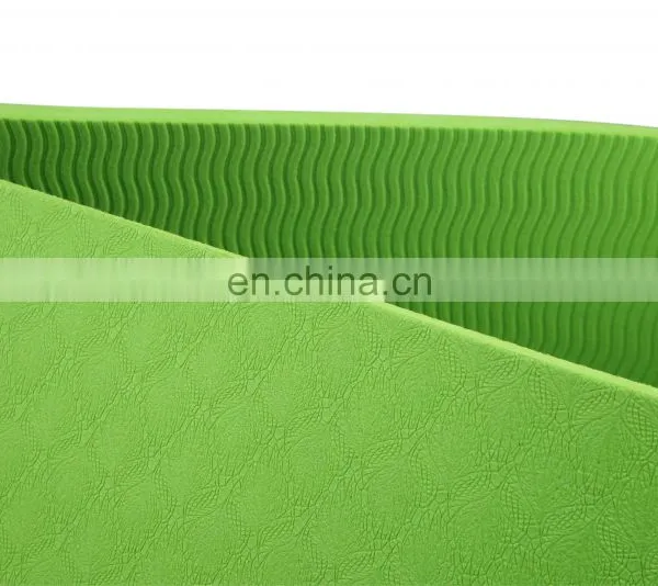 SGS REACH Confirm Non Slip Custom Print ECO PVC TPE CORK RUBBER Yoga Mat photo-6