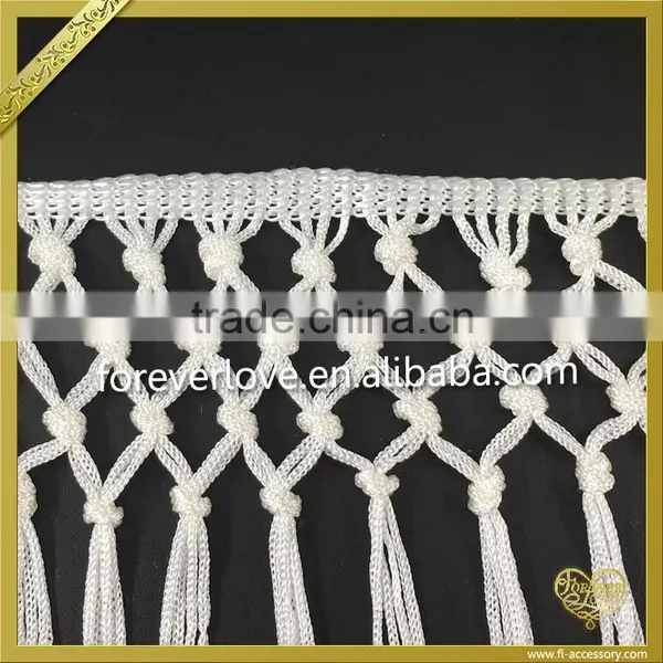 2016 Hot Style Handmade Long Polyester Silk White FT-008 photo-2