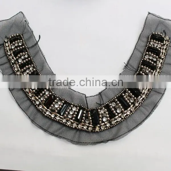 0521L Factory Handmade U Shape Mesh Crystal Fabric Rhinestone, Cheap Crystal Mesh Fabric Rhinestone photo-6