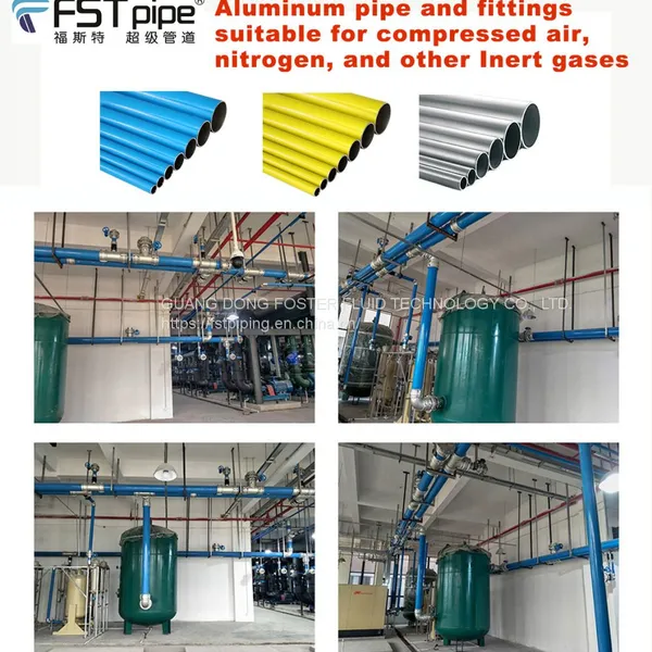 Fast Easy to Installate Energy Saving Compressed Air Aluminum Alloy Pipe for FSTpipe photo-5