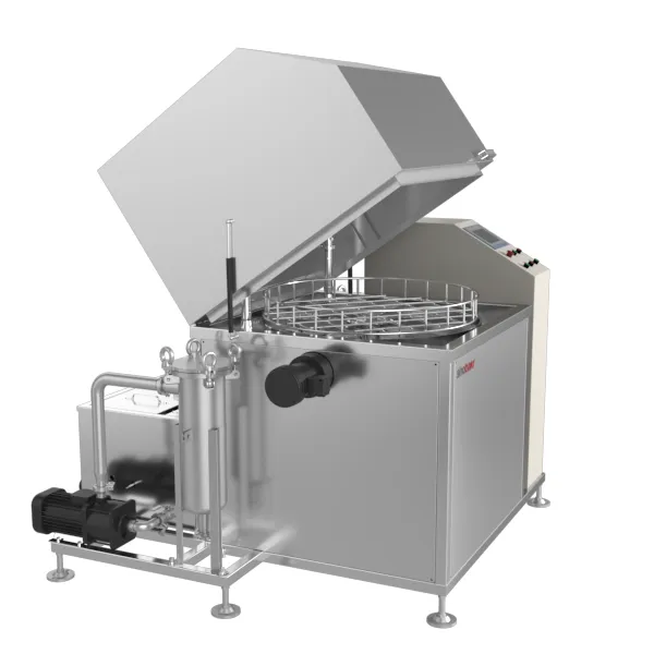 PLC Touching Screen Single Station Rotary Spray Cleaning Equipment photo-2