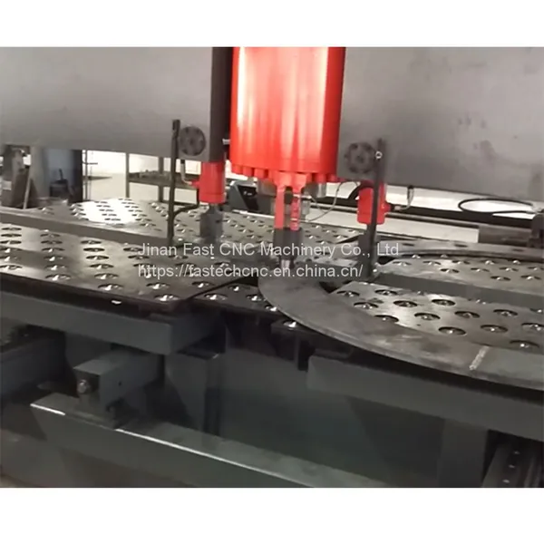 Jinan FAST Customized Ganty Type CNC Steel Plate Hole Punching Marking Machine CJ4018 With Big Table Size photo-2