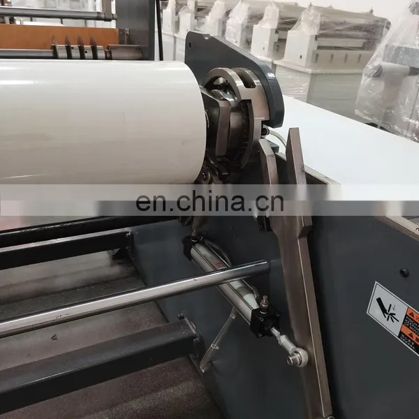 Factory Cloth Nonwoven Fabric Roll Slitting Rewinding Machine photo-2