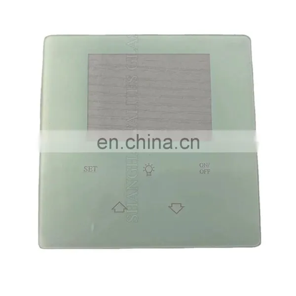 2021 High Quality Custom Printing Screen Printing Toughened Glass for Home Appliances Glass Plate Can be Customized photo-3