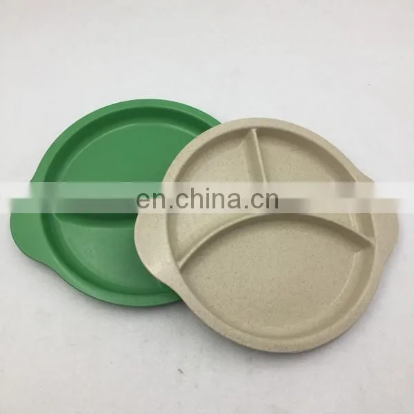 Biodegradable Kids Baby Bamboo Fiber Plate photo-5