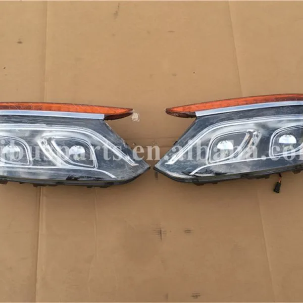 Kinglong New Model Bus Spare Parts Bus Headlight 236100184&236100188 QA 1597 05&QA1598 06 LH&RH Combination Headlamp photo-2