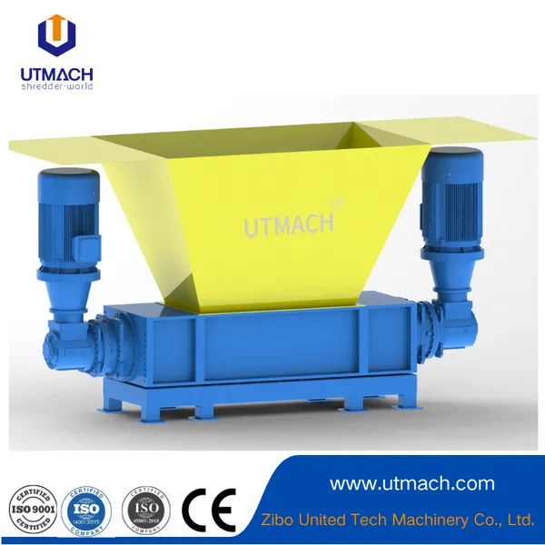 Single Shaft Shredder One Rotor Shredding Machine